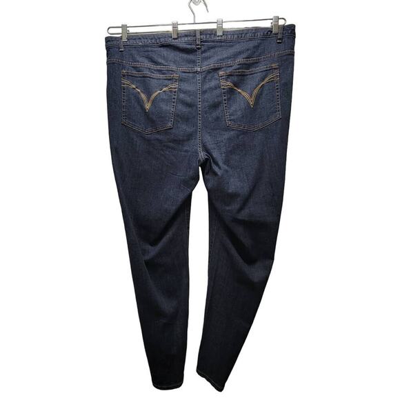 Venezia Straight Cut Plus Size 28 Denim Jeans Stretch 526 - Picture 2 of 9